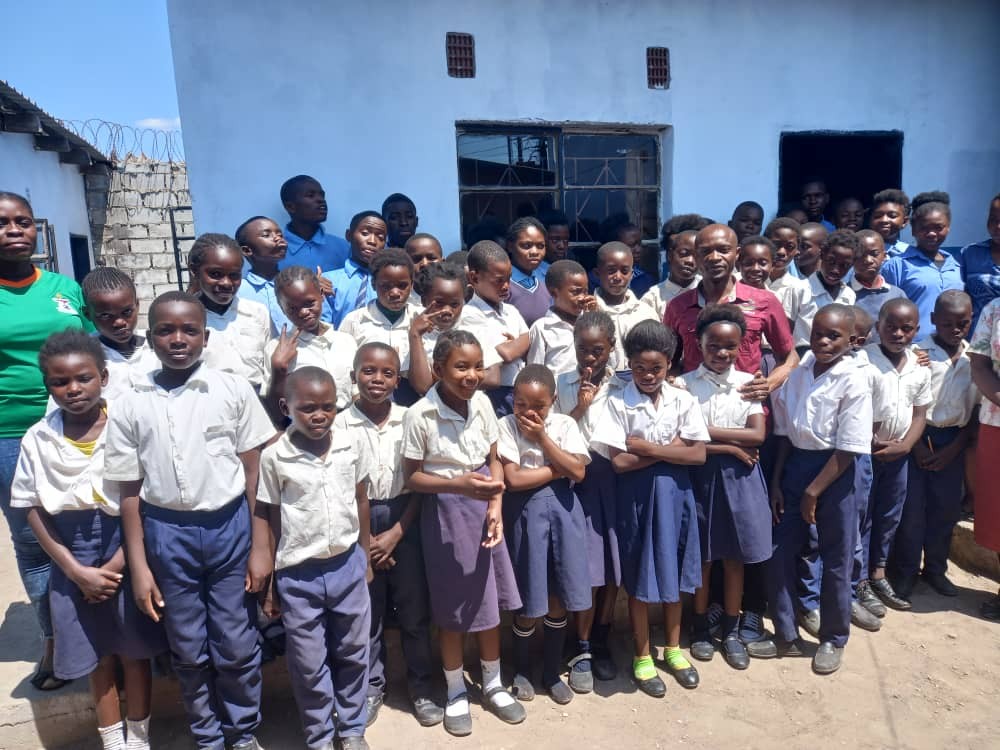 Children at Jerome Fleischer School